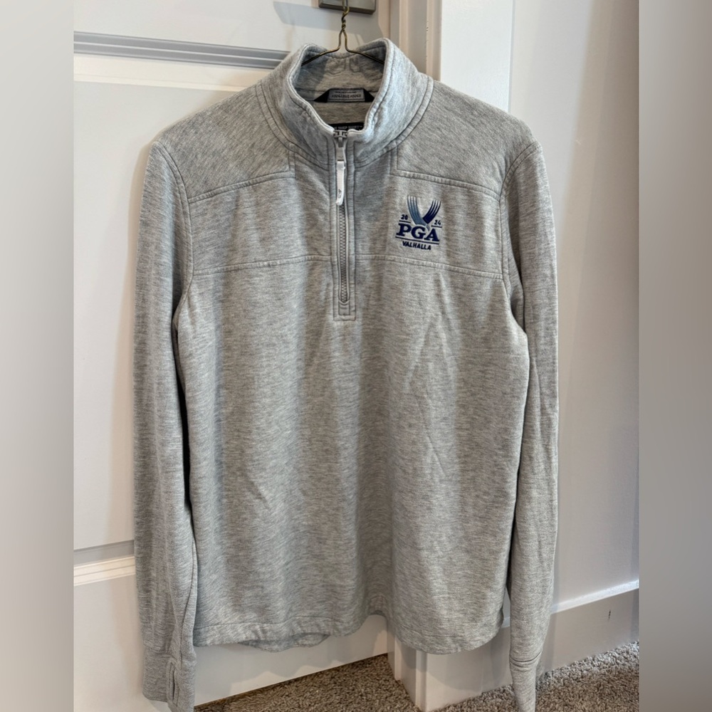 Vineyard Vines 2024 PGA Championship Women's Dreamcloth Shep Shirt in Light Grey